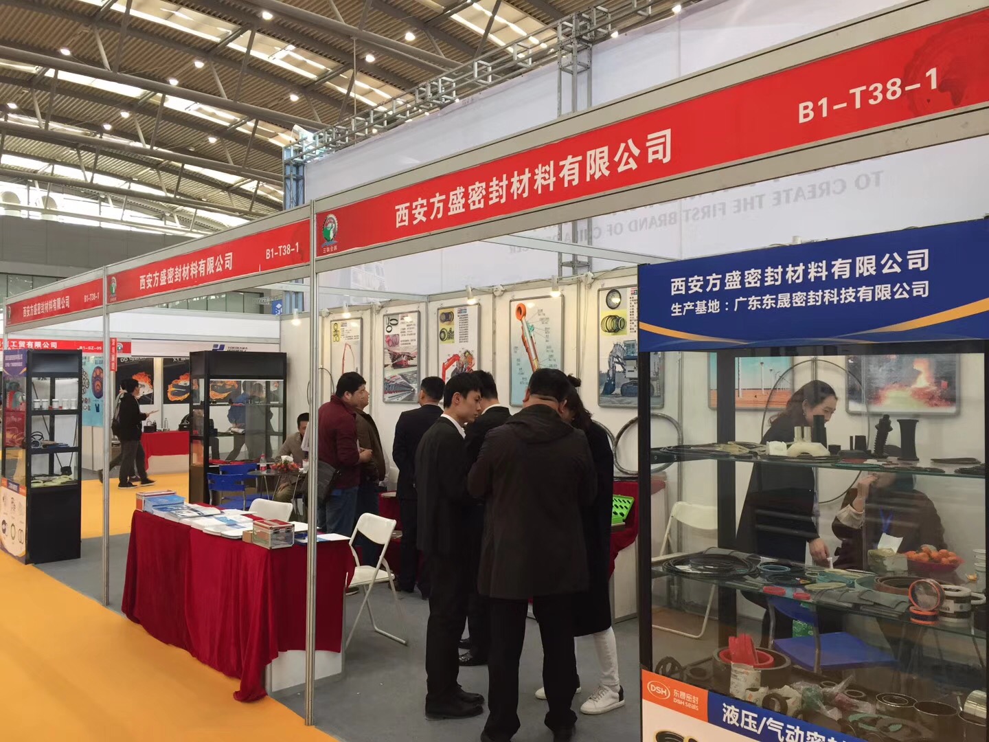 東晟密封件公司：中國（西安）國際密封工業(yè)技術(shù)展覽會(huì)現(xiàn)場