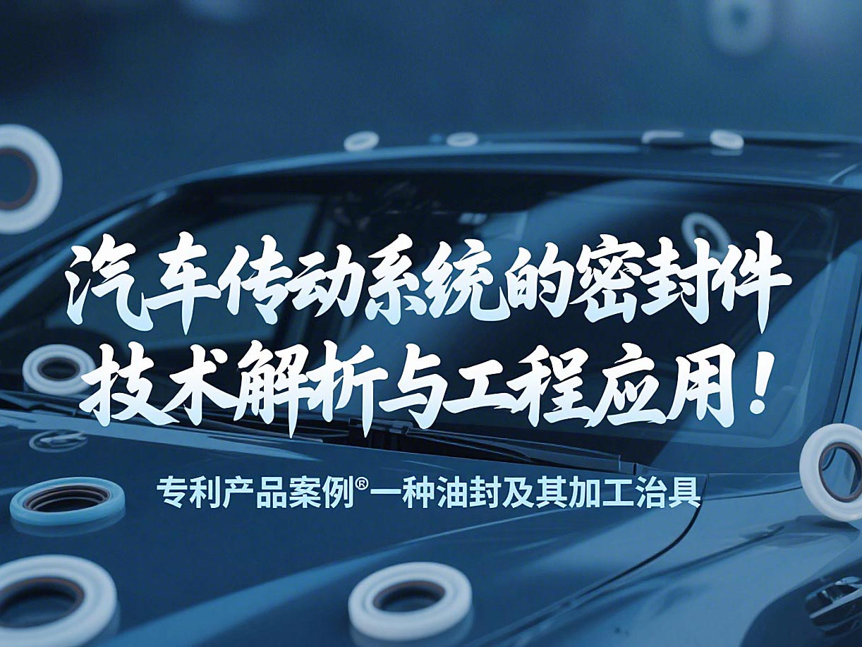 專利產(chǎn)品案例 ? 一種油封及其加工治具：汽車傳動系統(tǒng)的密封件技術解析與工程應用！