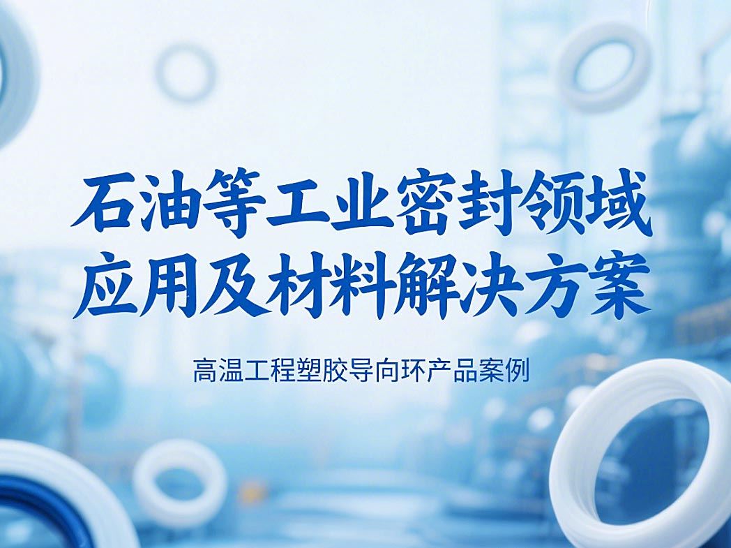 ?高溫工程塑膠導(dǎo)向環(huán)產(chǎn)品案例 ? 石油等工業(yè)密封領(lǐng)域應(yīng)用及材料解決方案！?